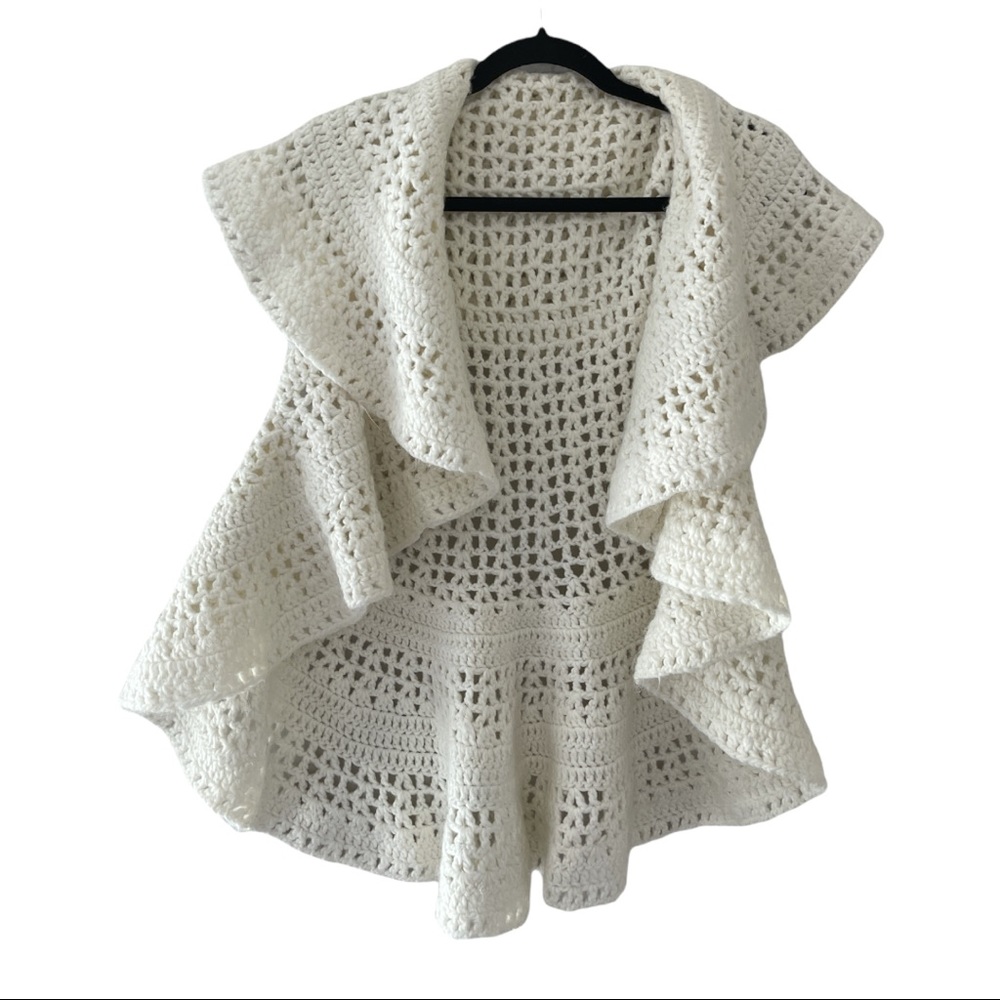 Crochet looking vest